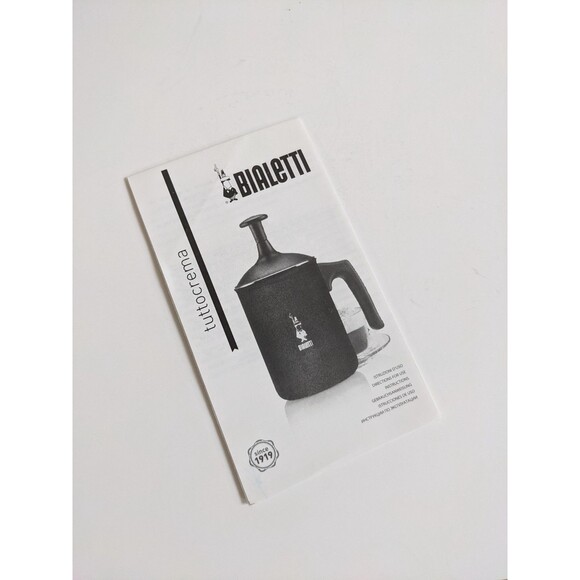 Bialetti Montalatte Manual Milk Frother 330ml / 11 oz w/ Box & Manual EXCELLENT - Picture 12 of 12